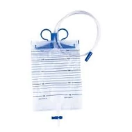 Elysium steril t-csapos vizeletgyűjtő zsák, akasztóval - 2000 ml