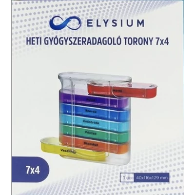 Elysium heti gyógyszeradagolók