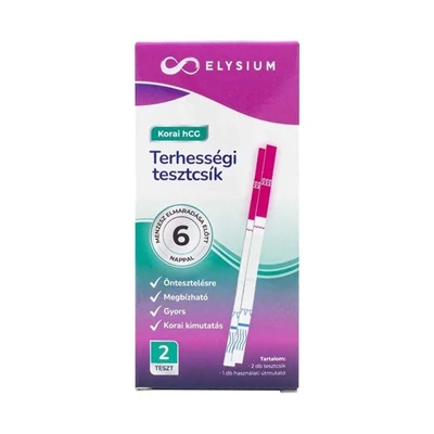 Elysium korai kimutatású terhességi tesztcsík 
